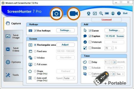 ScreenHunter Pro v7.0.1461 + Portable