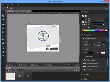 Google Web Designer v16.0.2.0124 Build 14.0.1.0 + Portable