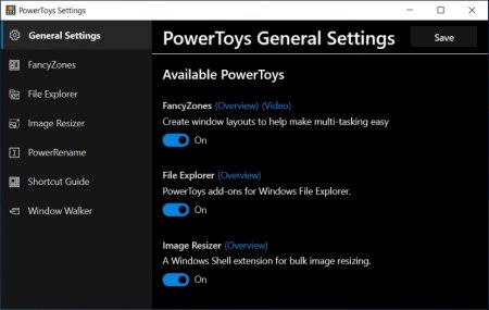 Microsoft PowerToys for Windows 10 v0.68.1