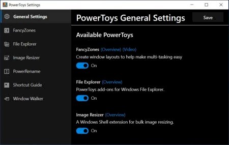 Microsoft PowerToys for Windows 10 v0.80.1