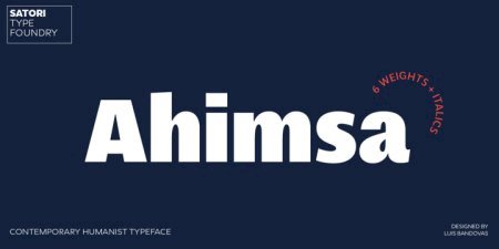 Ahimsa Font Family