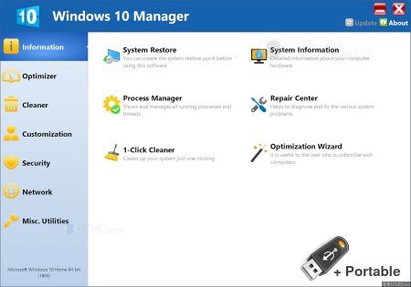 Windows 10 Manager v3.6.5 + Portable