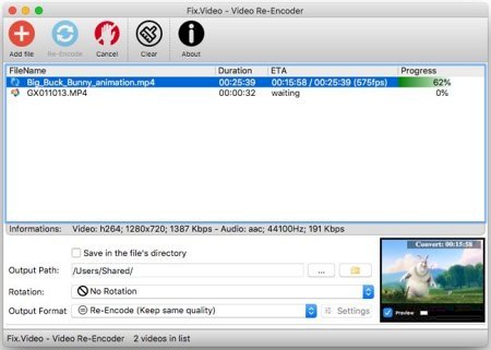 Video Re-Encoder v1.40