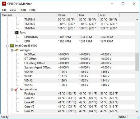 CPUID HWMonitor Free v1.52