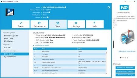 SanDisk SSD Dashboard v4.0.2.20