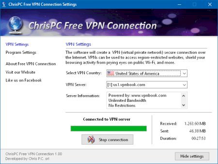 ChrisPC Free VPN Connection v4.24.0405 + Portable