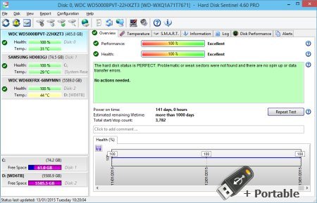 Hard Disk Sentinel v6.10 / v6.10.5d + Portable