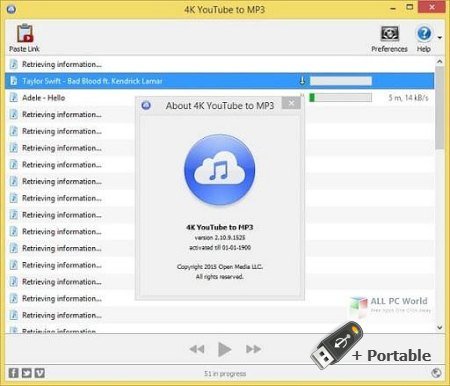 4K YouTube to MP3 v4.6.4.5000 + Portable