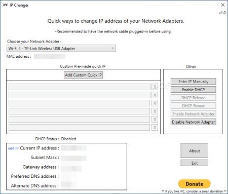 IP Changer v1.3.4.0