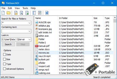 FileSearchEX 1.1.0.9 + Portable