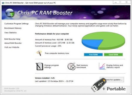 Chris-PC RAM Booster v7.06.14 + Portable