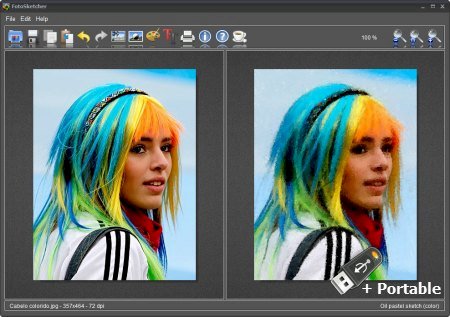 FotoSketcher 3.80 Multilingual + Portable