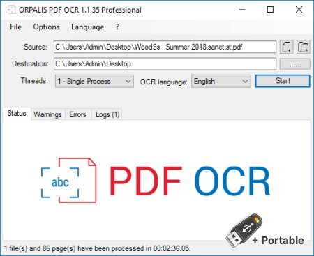 Orpalis PDF OCR Pro Edition v1.1.45 + Portable