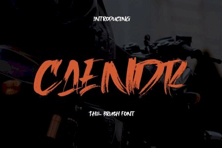 Caendr - Brush Font