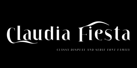 Claudia Fiesta Font Family
