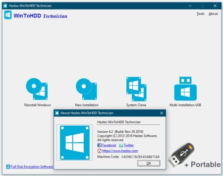 Hasleo WinToHDD v6.2 Technician + Portable