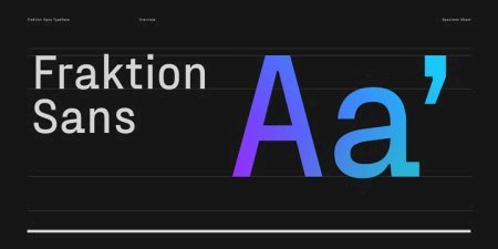 Fraktion Sans Font Family