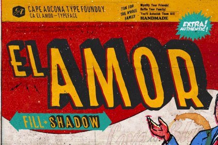 CA ElAmor Stunning Display Fonts