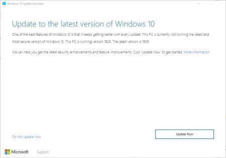 Windows 10 Update Assistant v1.4.19041.2183