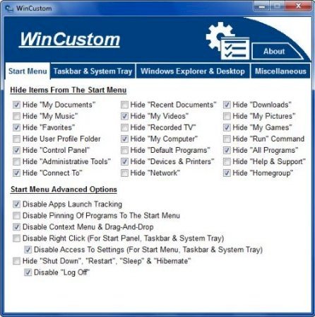 WinCustom 2.2.0