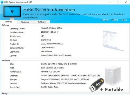 HiBit System Information v2.1.20 + Portable