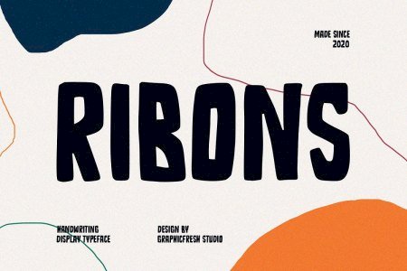 Ribons - A Handwriting Display Font