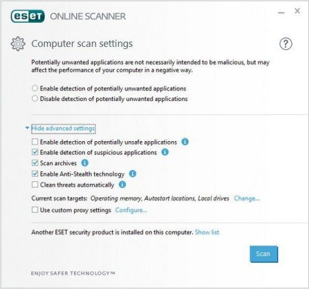 ESET Online Scanner v3.7.3