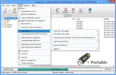 PowerISO v8.7 + Portable