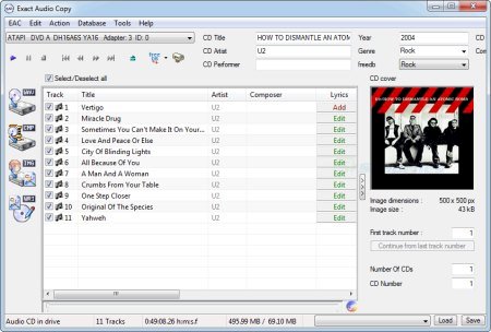 Exact Audio Copy 1.6