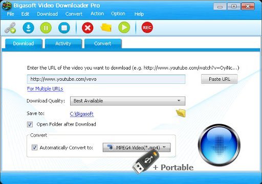 Bigasoft Video Downloader Pro v3.27.0.8858 + Portable