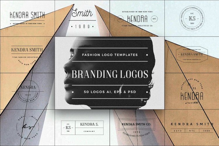 50 Branding Fashion Minimal Logos by Zeppelin Graphics