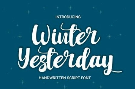 Winter Yesterday Font