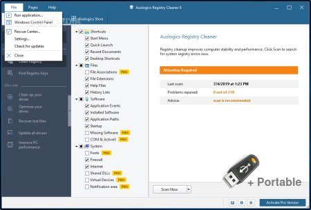 Auslogics Registry Cleaner Pro v10.0.0.3 + Portable