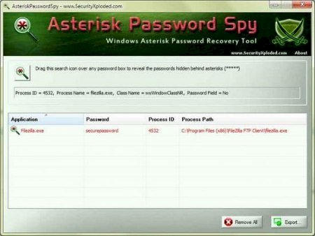 Asterisk Password Spy v12.0