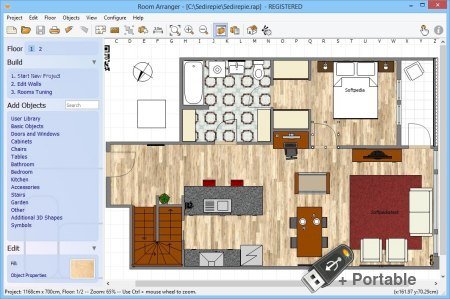 Room Arranger v9.6.2.625 / v9.8.0.640 + Portable
