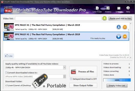 ChrisPC VideoTube Downloader Pro v14.24.0414 + Portable