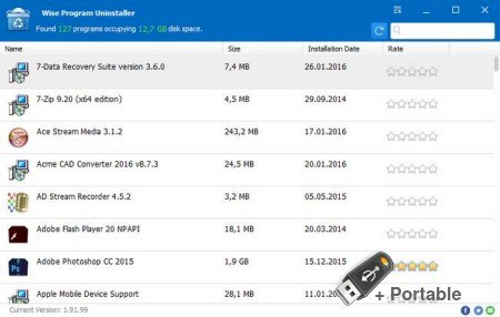 Wise Program Uninstaller v3.1.7.261 + Portable