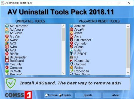 AV Uninstall Tools Pack 2021.05