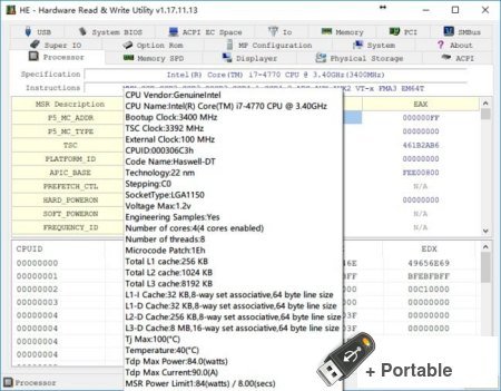 HE - Hardware Read & Write Utility v1.21.12.17 + Portable